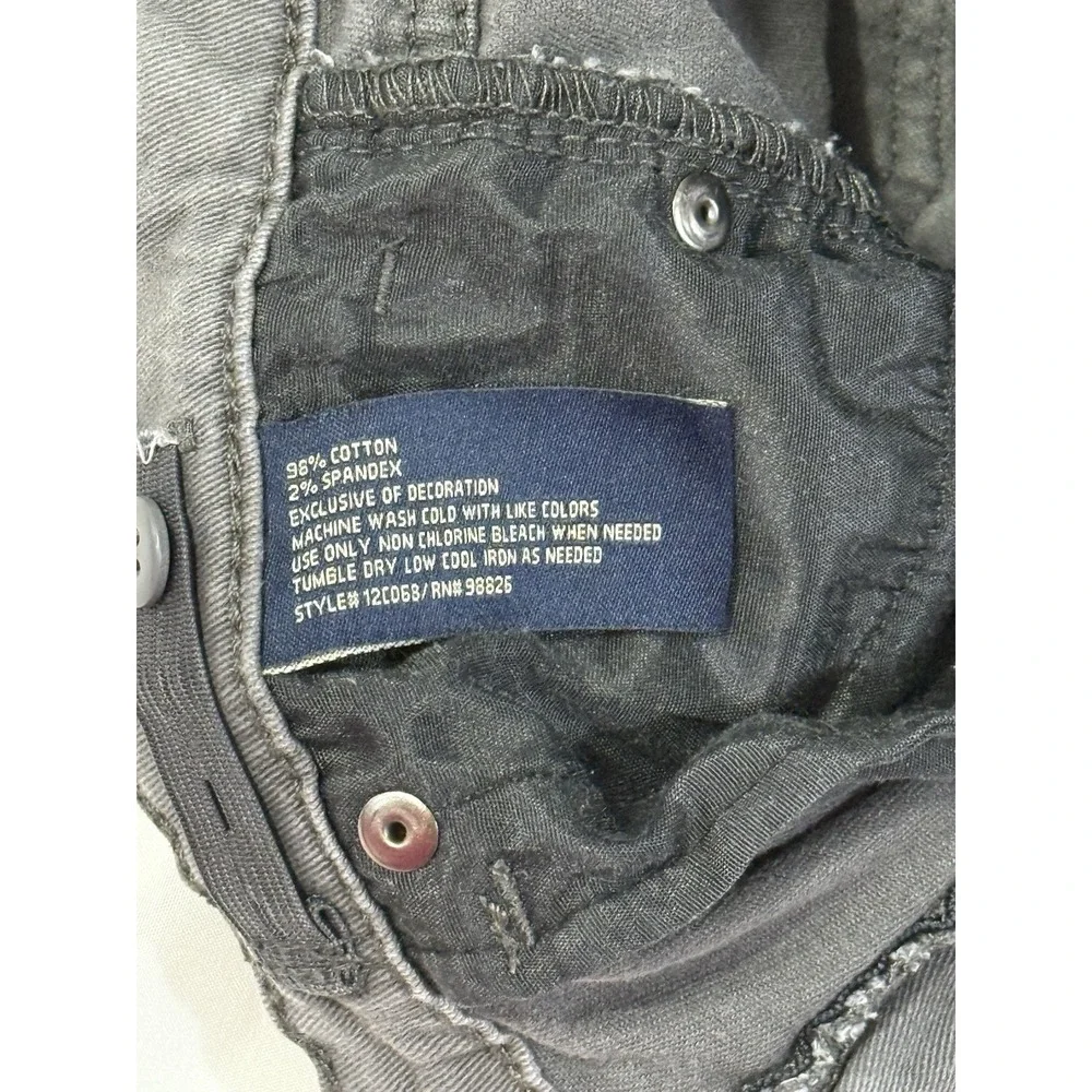 U.S. POLO ASSN Jeans Boys Size 6 straight leg Kids Gray‎ Adjustable Waist